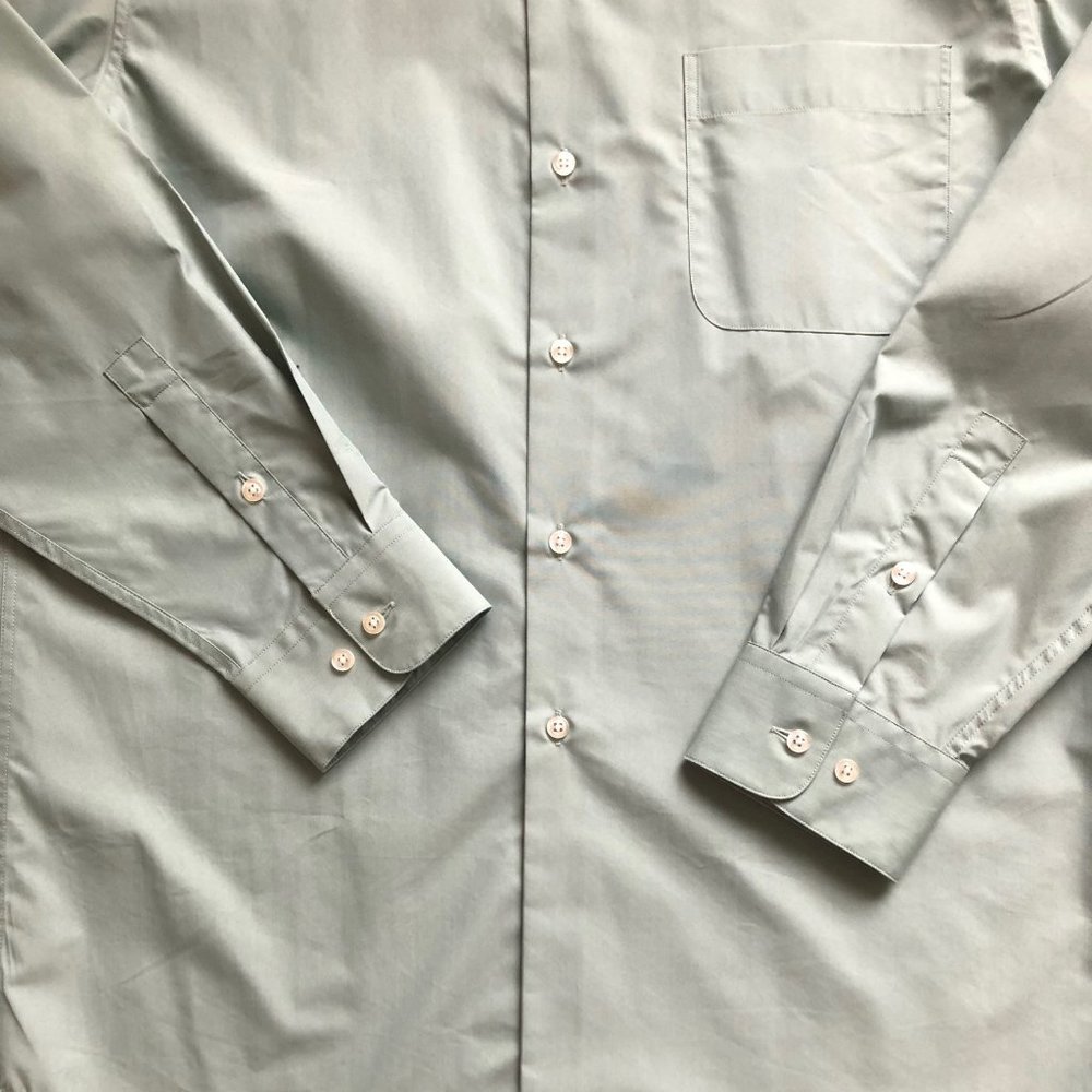 Alfani mens mint green dress shirt size Medium M - Picture 5 of 8